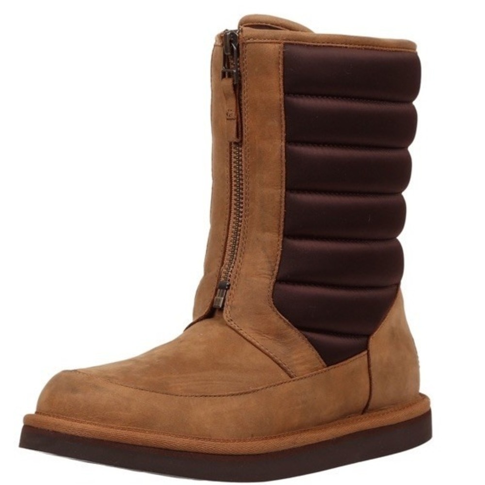 UGG 1013292 Zaire Chestnut Nubuck Nylon Waterproof Front Zip Boots Chestnut 7‎